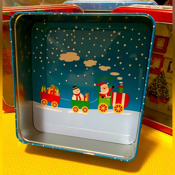 4-pc Metal Organizer Storage Box with Lid - Picture 3 of 8